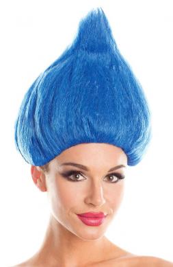 Troll Wig Unisex Blue