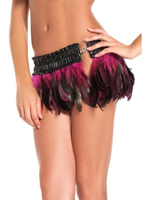Dainty Exotic Feathers Skirt