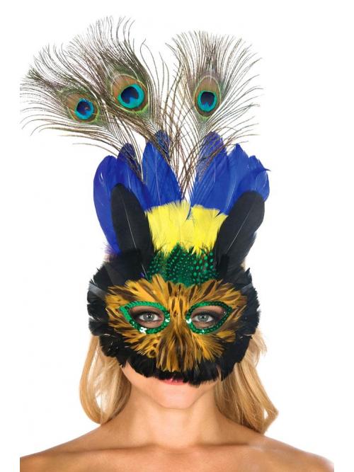 Mysterious Peacock Mask